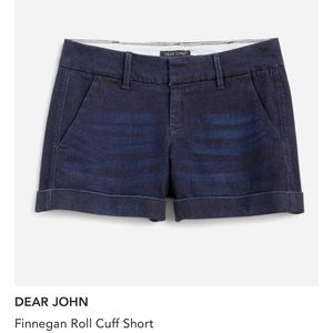 Dear John Dark Blue Jean Shorts